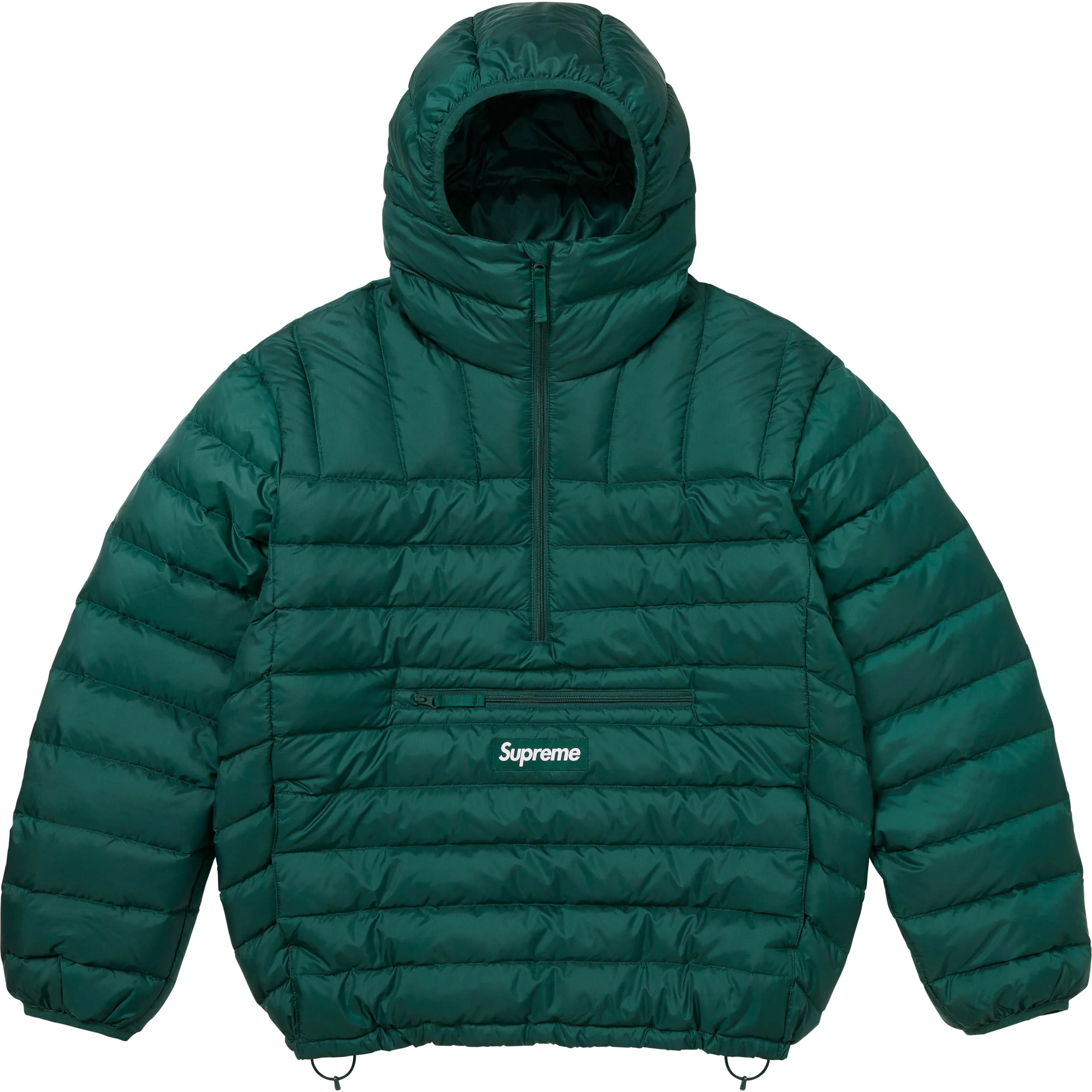 Micro Down Half Zip Hooded Pullover view 2